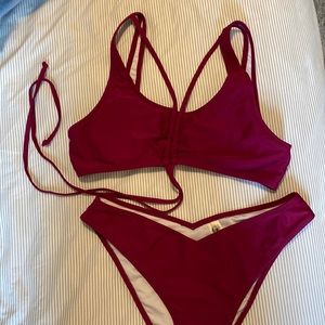 Cupshe Medium plum bikini
